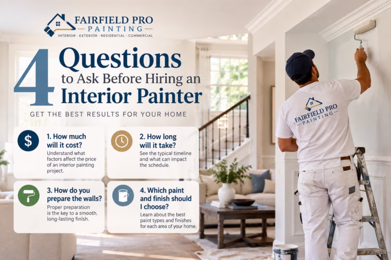 Four questions to ask before hiring an interior painter in Fairfield County CT