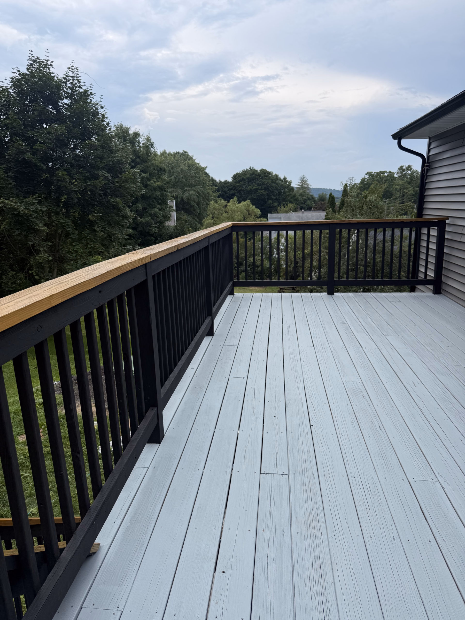 Deck Restoration & Staining in Bethel, CT | Benjamin Moore Solid Stain