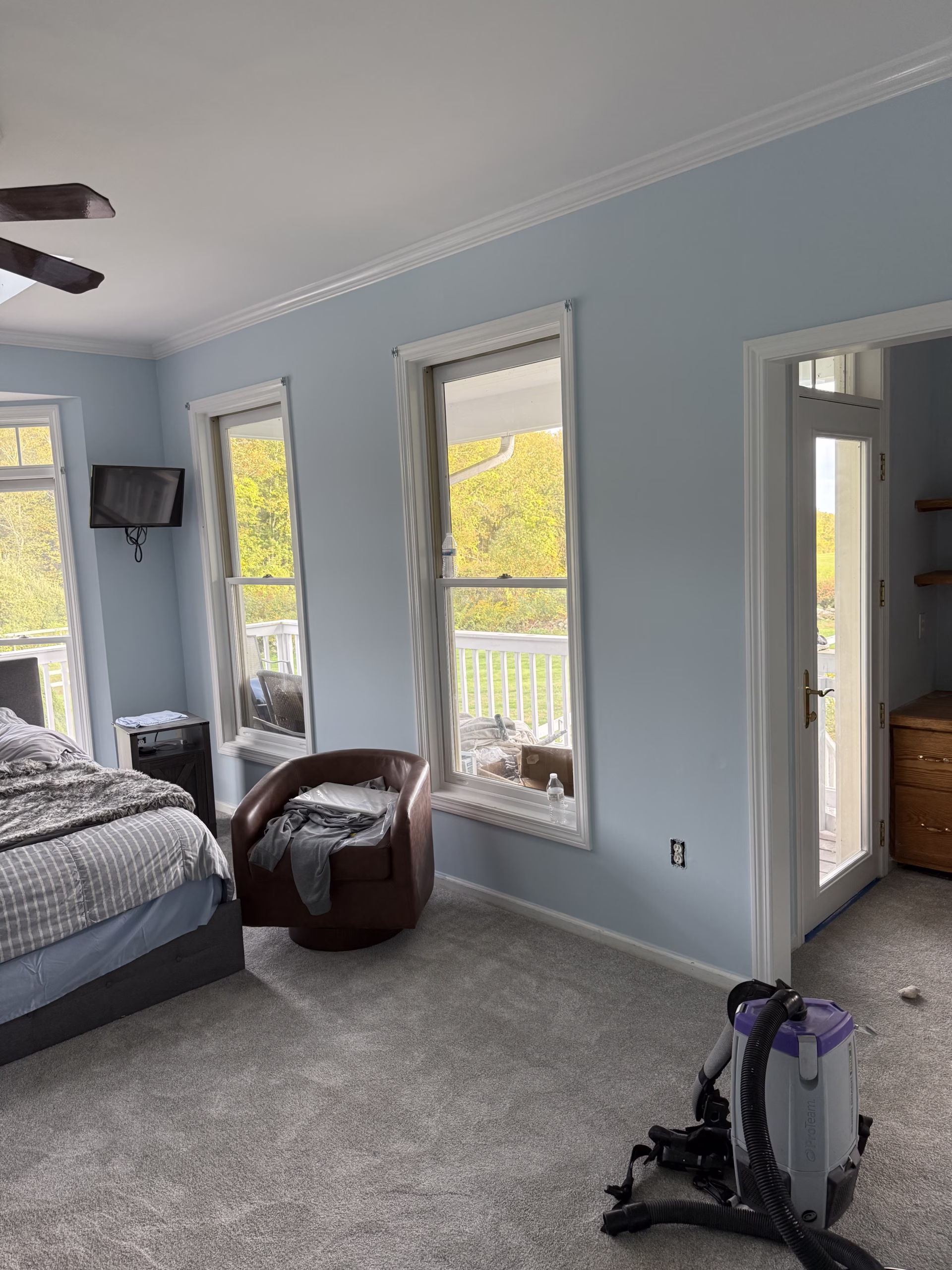 Wall and ceiling preparation for interior painting in Bethlehem CT