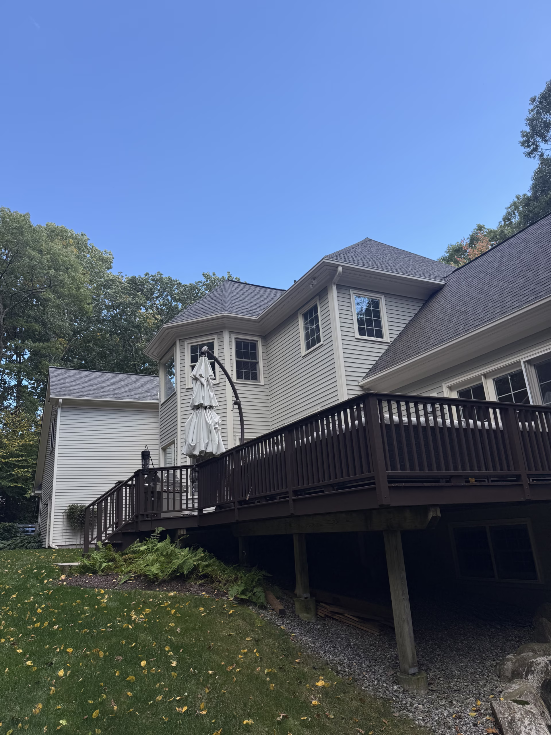 Exterior trim painting and finished home in Newtown CT