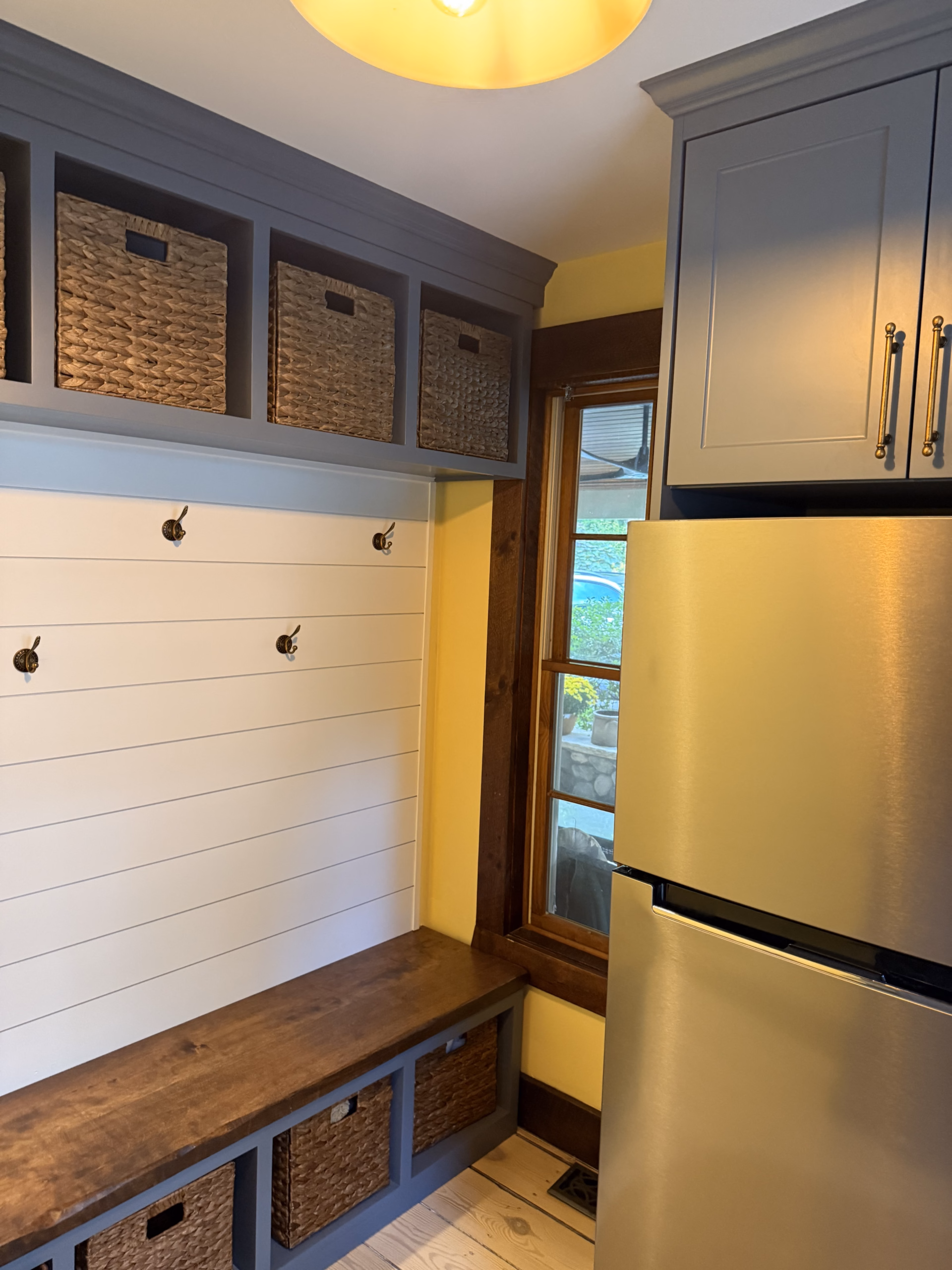 Entryway & Hallway Interior Painting in Fairfield, CT | Vernazza Yellow 325